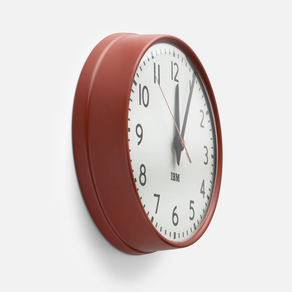 1960s IBM Standard Issue Clock::Paprika::Hover