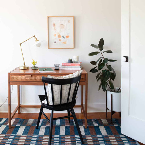 Freeport Small Backplate Doorset with Porcelain Knob - Oil Rubbed Bronze