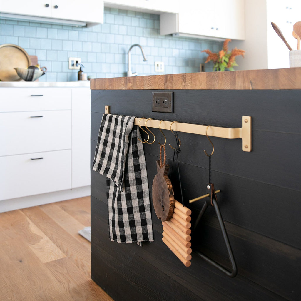 Nicolai Utility Rail - Natural Brass