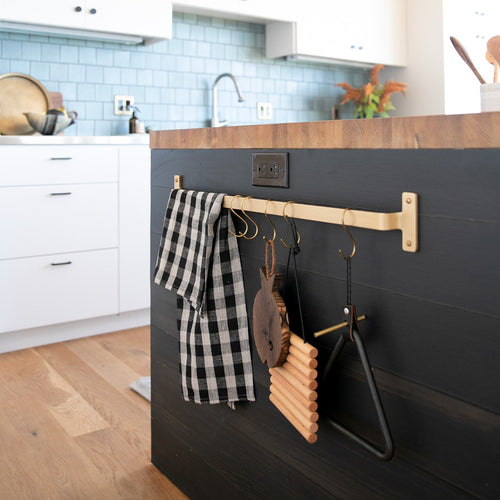 Nicolai Utility Rail - Natural Brass