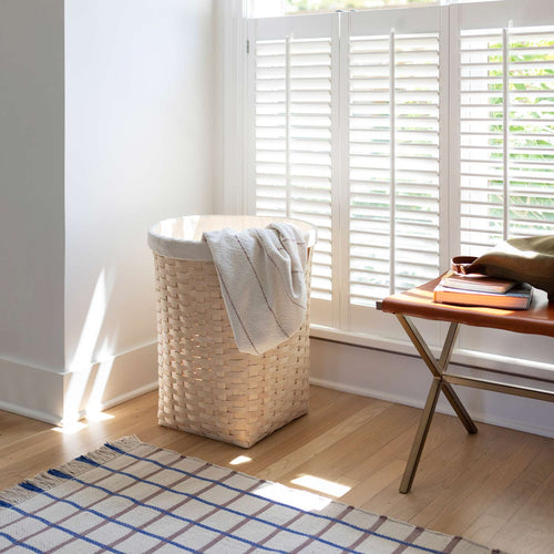 Woven Maple Laundry Hamper:Hover