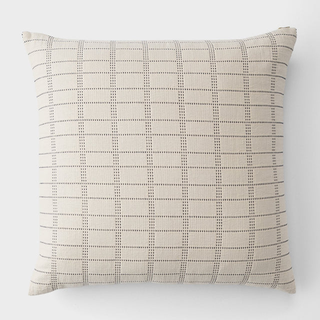 Grid Stitch Pillow