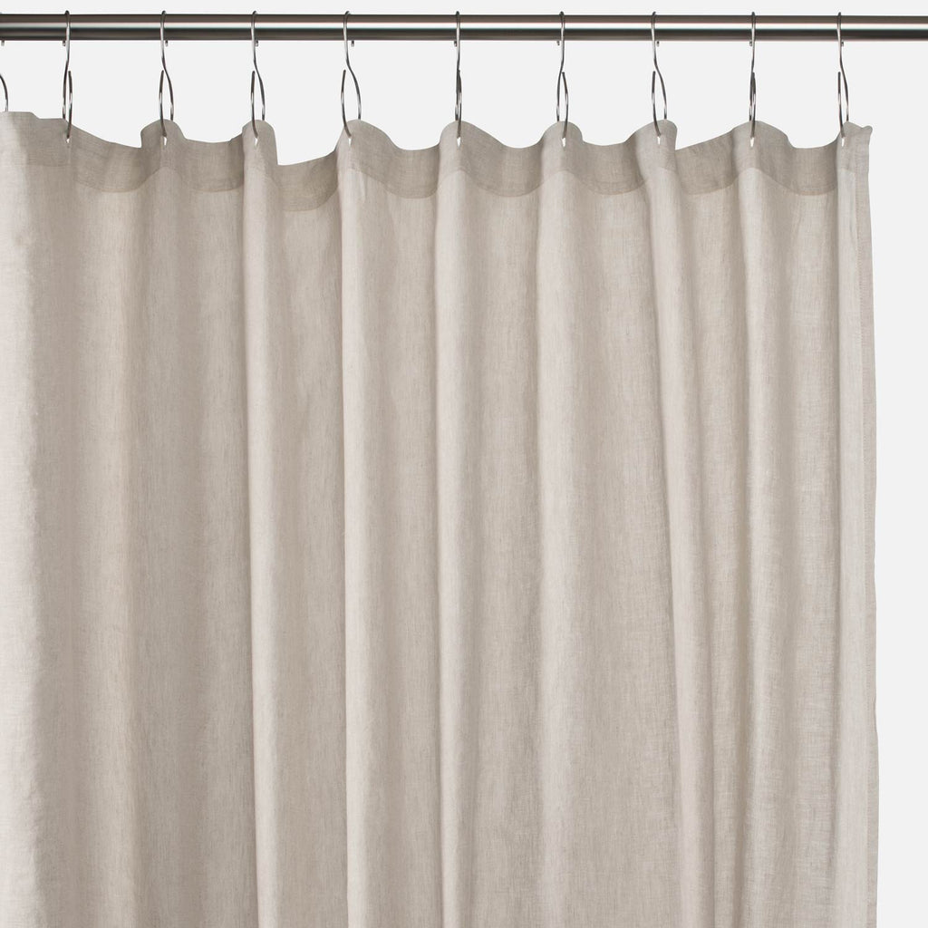 Linen Shower Curtain::natural::main