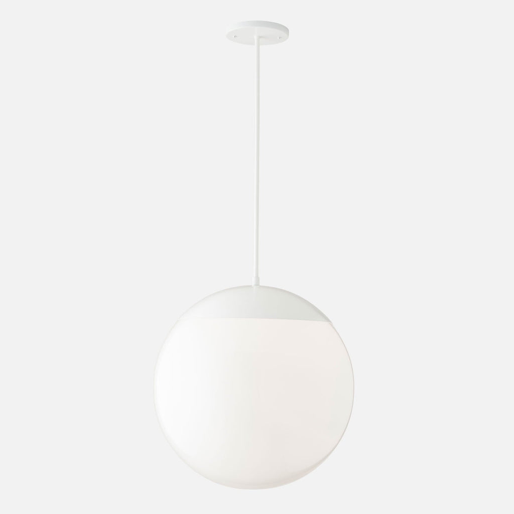 Luna Rod Pendant with 16" Opal Shade