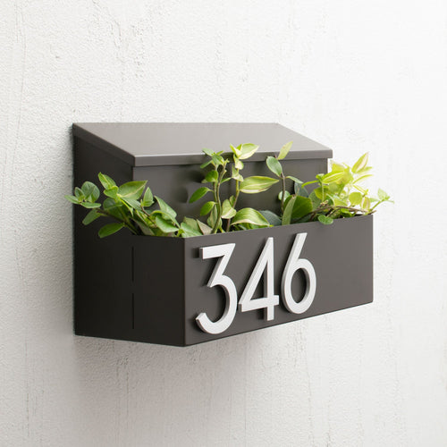Planter Mailbox::Brown::Main