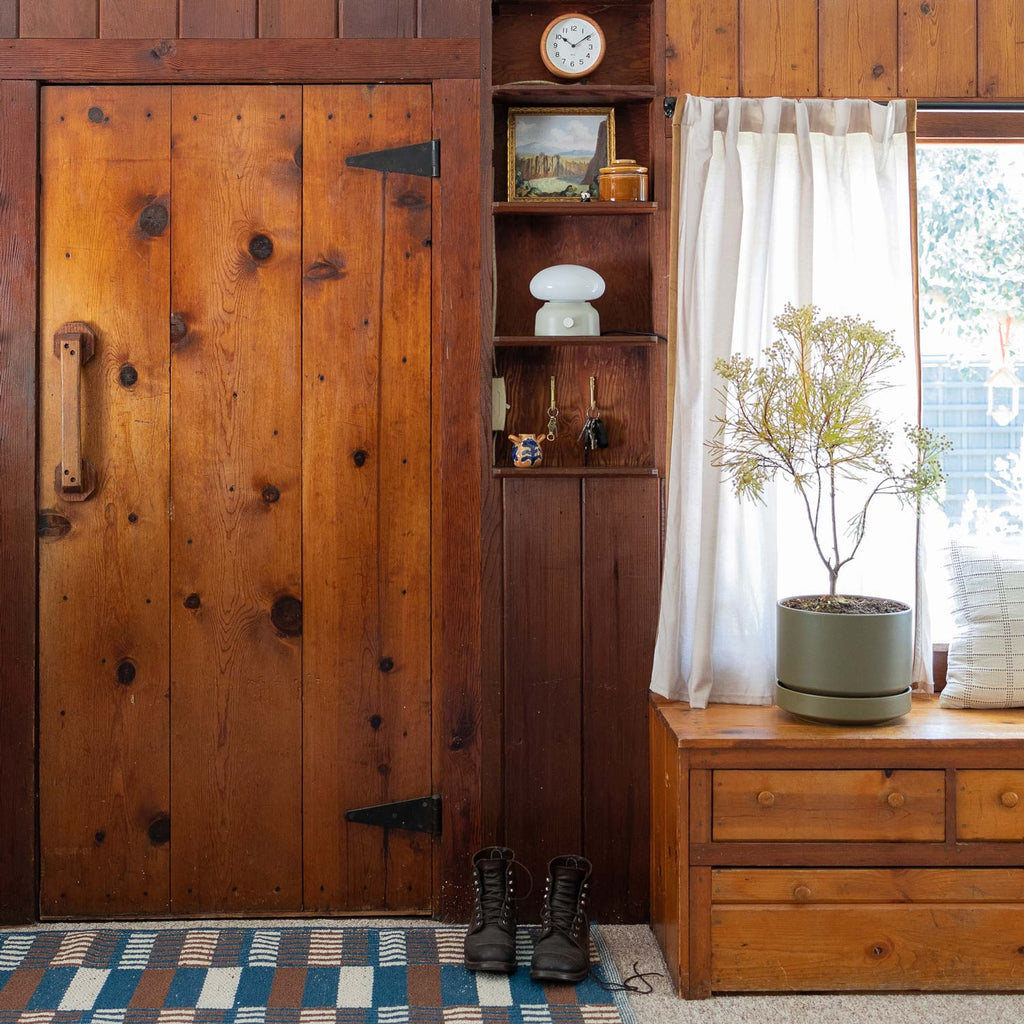 Wood Table/Wall Clock