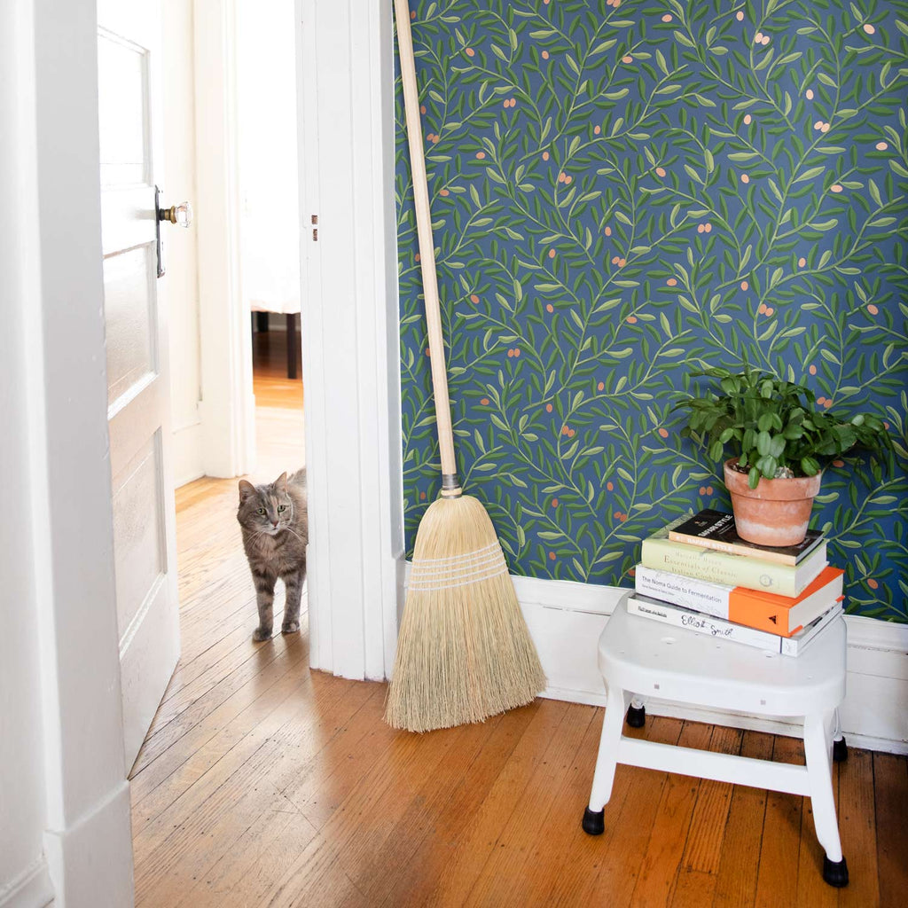 Olive Grove Wallpaper::Olive Grove - midnight::hover