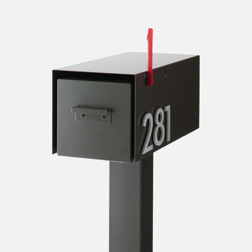 Post-Mounted Mailbox