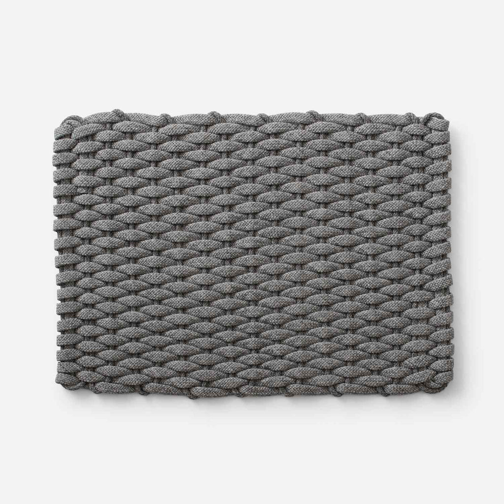 Rugged Rope Door Mat::Gray::Main