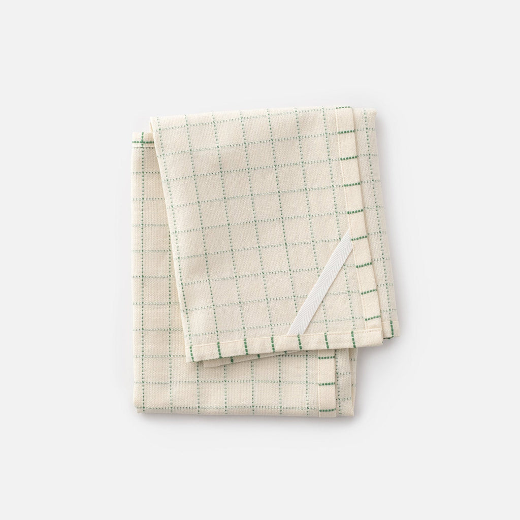 Cotton Grid Stitch Tea Towel