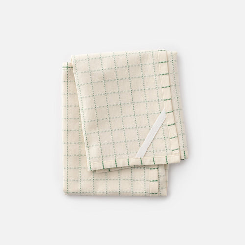 Cotton Grid Stitch Tea Towel