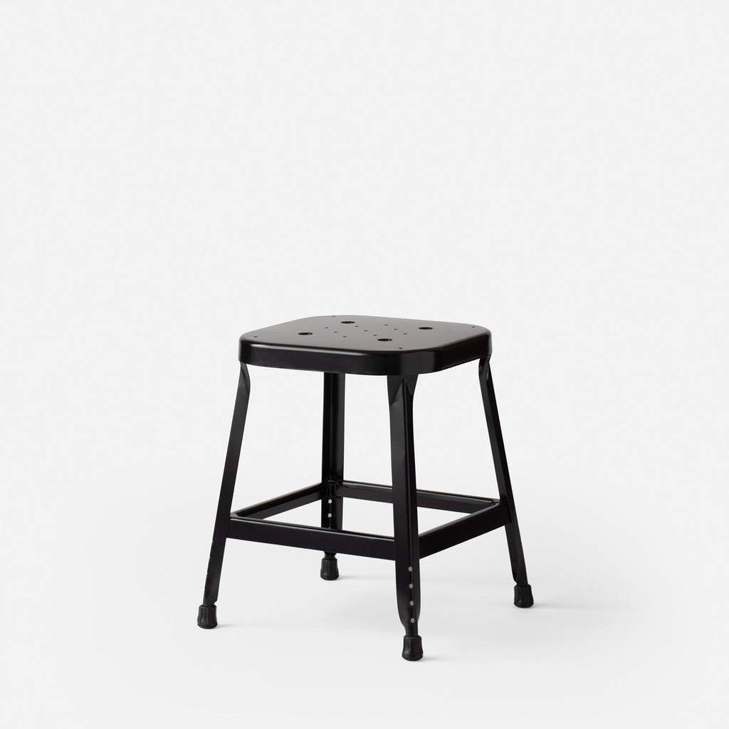 Schoolhouse Utility Stool 18"::Satin Black::Main