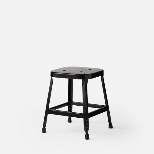 Schoolhouse Utility Stool 18"::Satin Black::Main