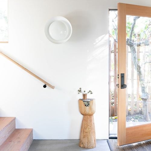 Ray 17" Sconce::Shell White::Hover