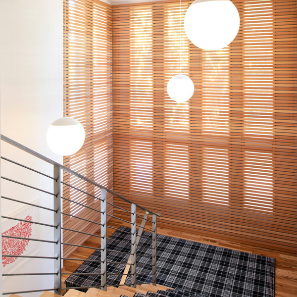 Luna Cord Pendant with 16" Shade::natural brass::hover