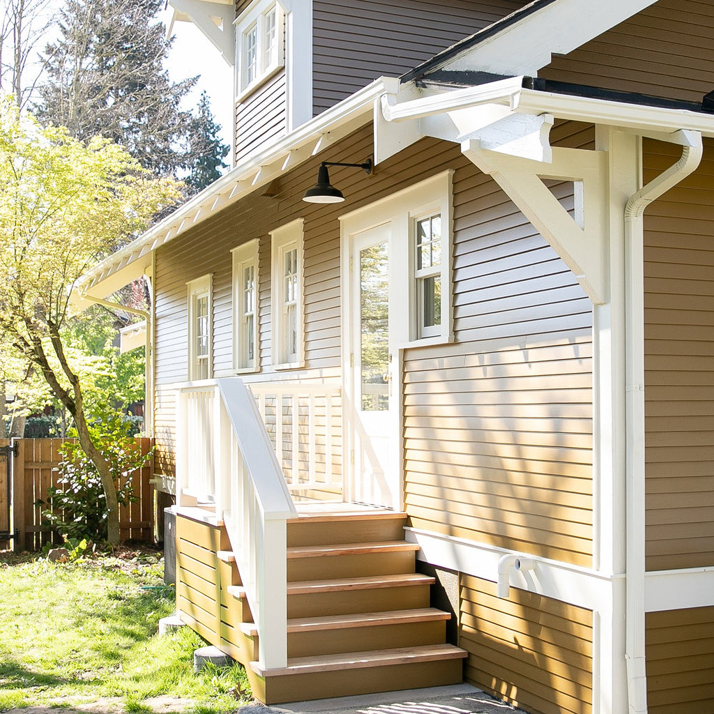 Factory 4 Outdoor Sconce::Black::Hover