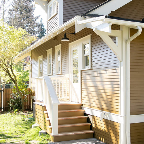 Factory 4 Outdoor Sconce::Black::Hover