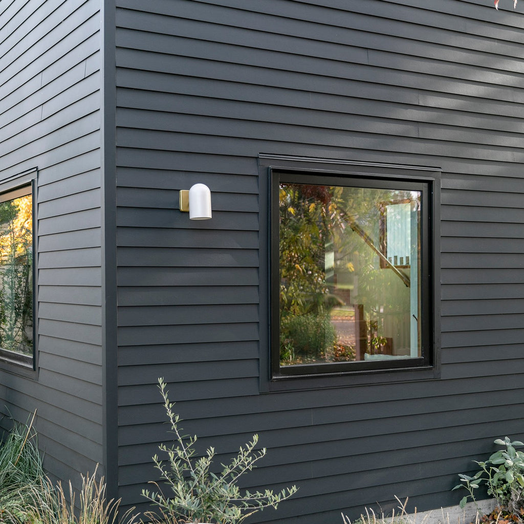 Allegheny Indoor/Outdoor Sconce::Shell White::Hover