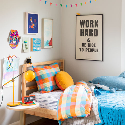 Velvet + Wool Circle Pillow