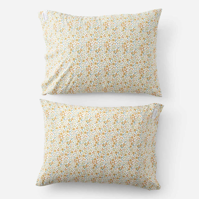 Wallowa Floral Pillow Case Set::Wallowa - Chamomile::Main