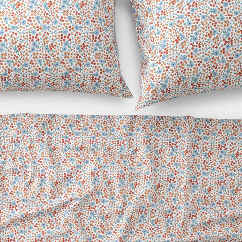 Wallowa Floral Sheet Set::Wallowa - Primary::Main