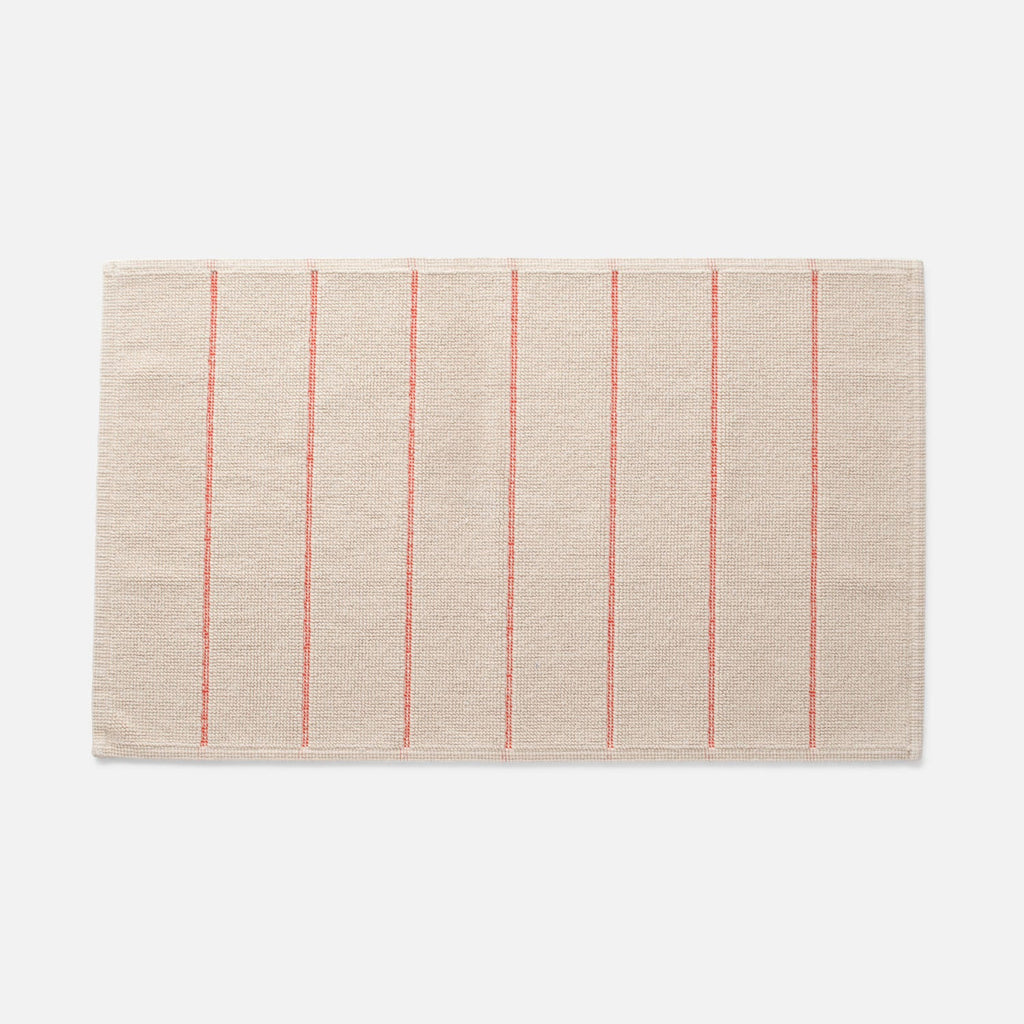 Woven Plaid Shower Curtain::persimmon::Main