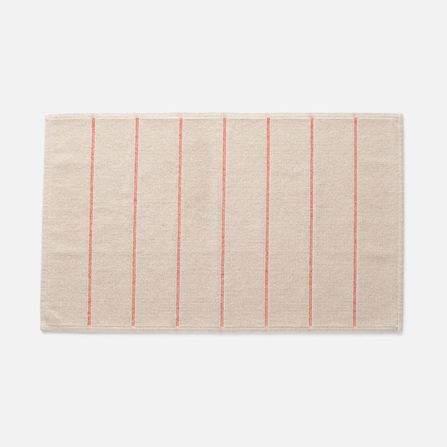 Woven Plaid Shower Curtain::persimmon::Main