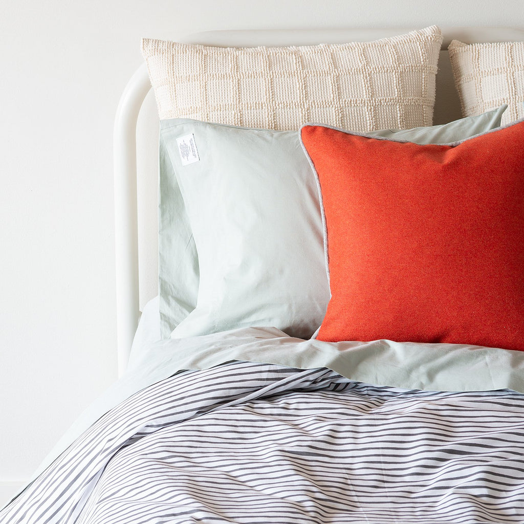 Popcorn Grid Euro Pillow Sham