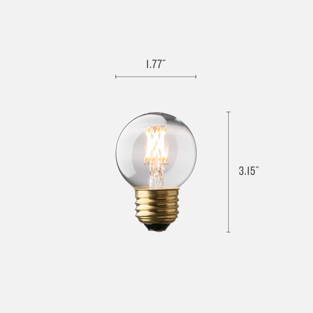 G16 Clear LED Bulb:hover