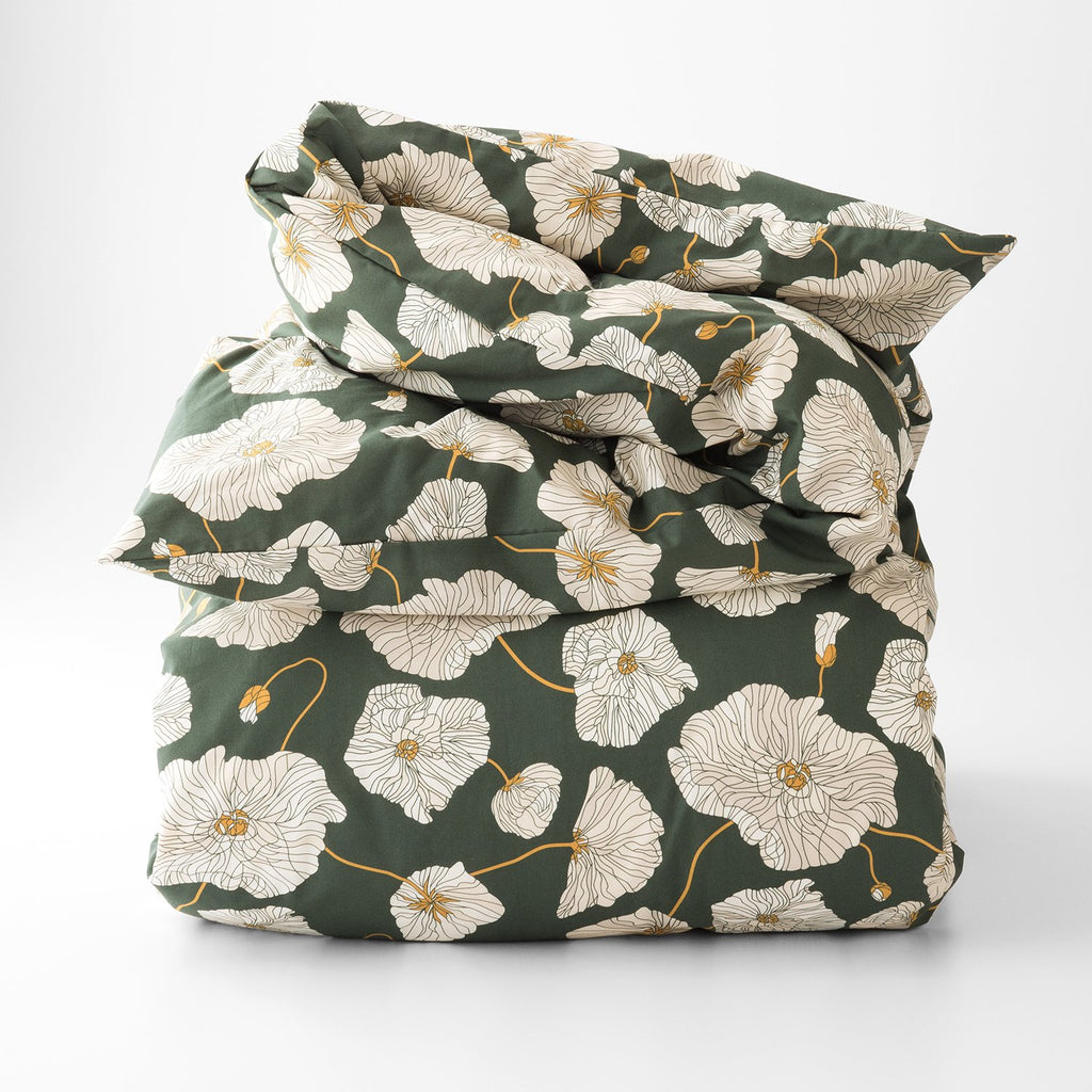 Blooming Field Duvet Cover::Blooming Field - Green::main