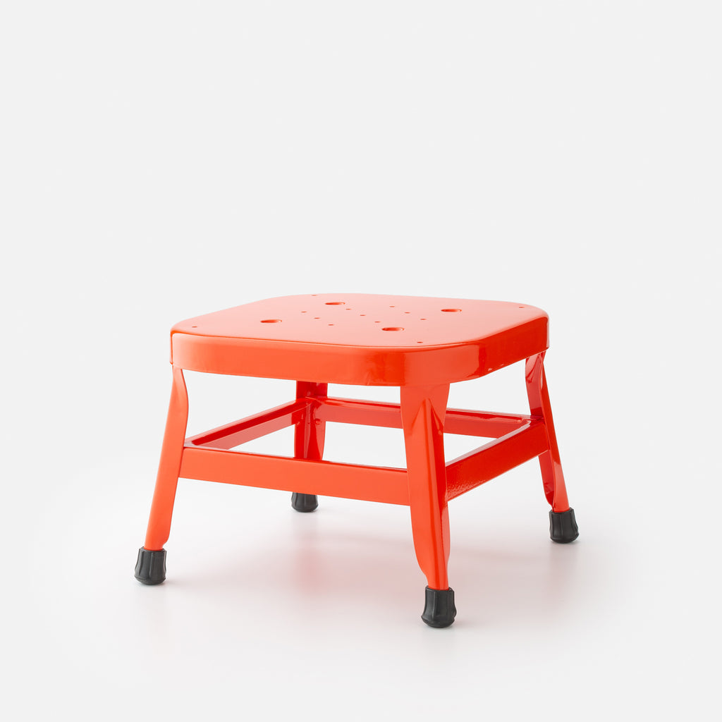 Schoolhouse Utility Stool 10"::Persimmon::Main