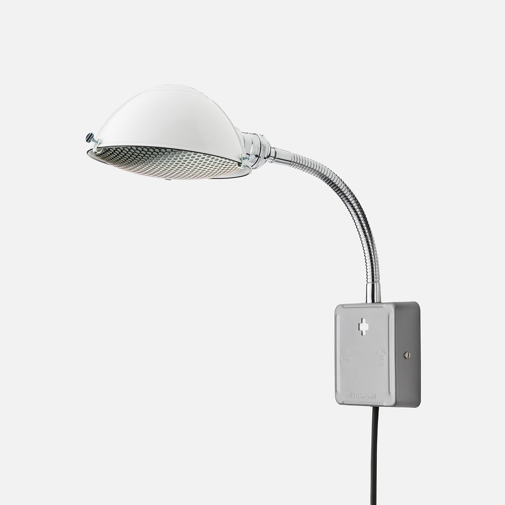 Radar Plug-In Sconce::white::main