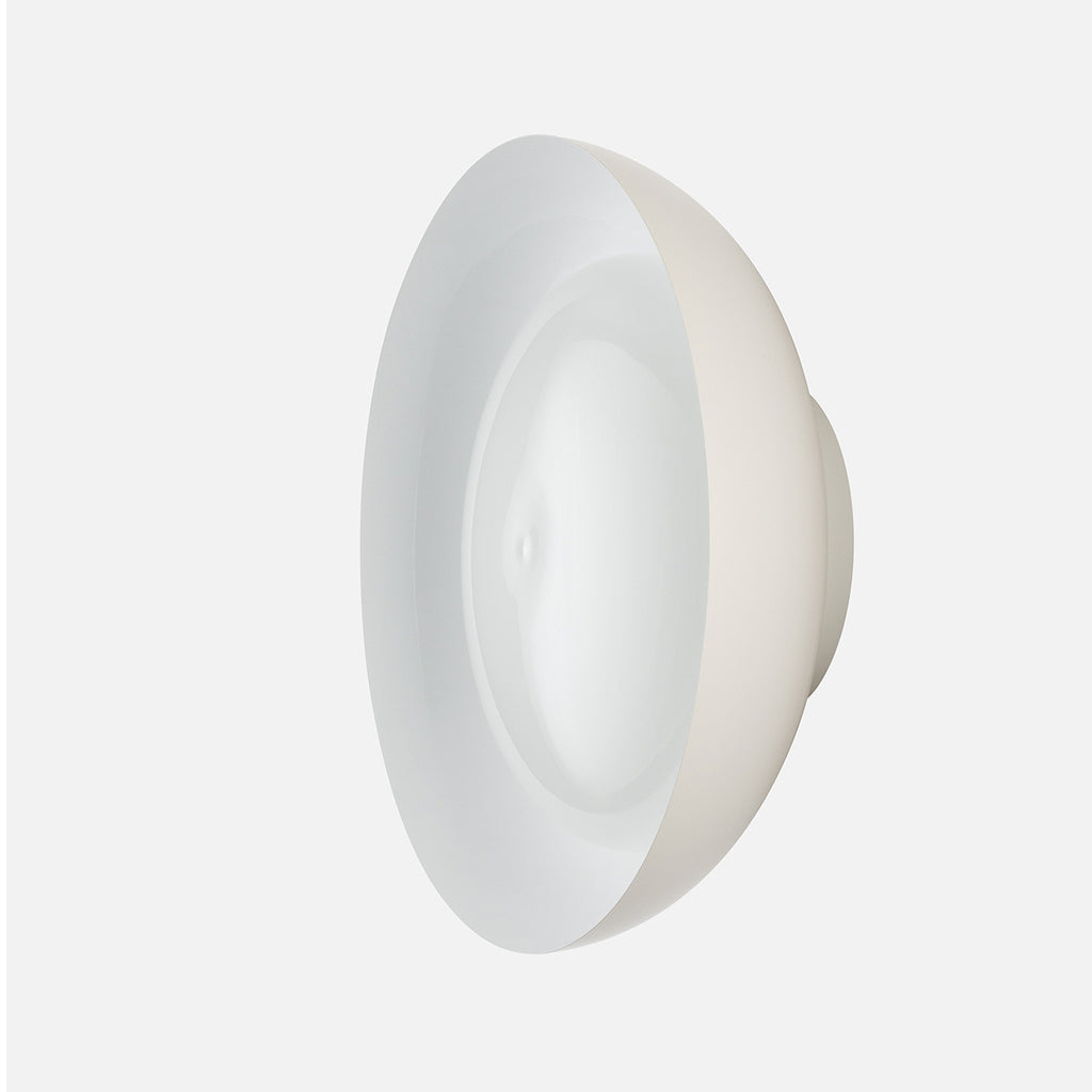 Ray 17" Sconce::Shell White::Main