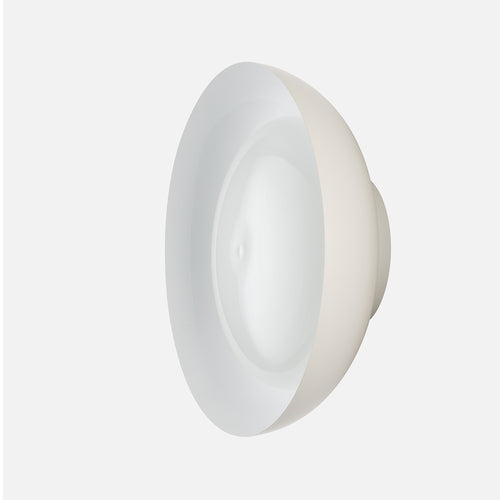 Ray 17" Sconce::Shell White::Main