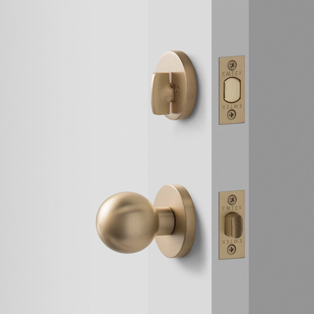 York Doorset with Globe Knob + Deadbolt