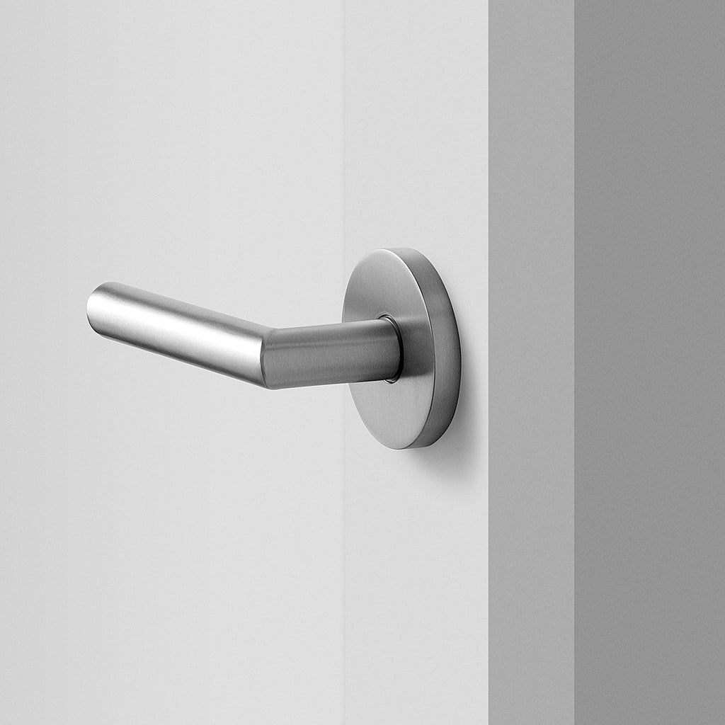 York Door Set with Otto Lever - Satin Nickel:hover